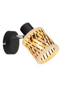 Mali Applique murale, Spot mural Luminaires Globo Lighting Noir, 1 lumière