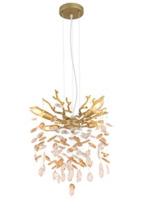 Globo Queena ljuskrona Guld, 4-ljuskällor