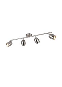 REALITY Nancy Deckenspot Nickel-Matt, 4-flammig