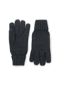 Tchibo - Rękawiczki z dzianiny - dla pan&oacute;w - rozmiar 9,5 - kolor: szary