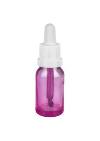 10ml Pipettenflasche weiß mit Originalitätsring PurpleLine UT18/10
