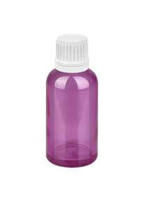 30ml Tropfflasche 0.7mm weiß mit Originalitätsring PurpleLine UT18/30