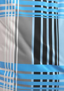 bonprix Pościel w kratę, niebieski, 2x 80/80 cm, 2x 135/200 cm