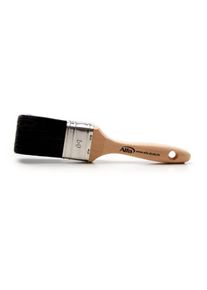 72x ALFA Pinceau pour vernis | 75 mm | Brosse pour vernis en fibres de soie «PREMIUMLine» | virole acier inoxydable, poignée bois de hêtre