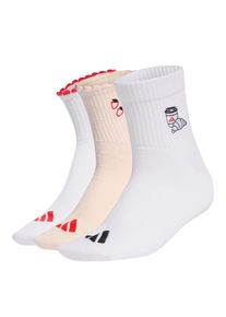 adidas Performance Șosete sport Bărbaţi roz, alb, Mărimea 37-39