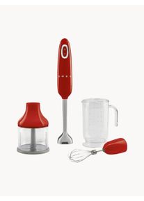 Smeg Hand Blender 50's Style with Accessories Red Ø 7 x H 41 cm