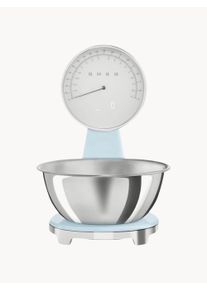 Smeg Analogue and Digital Kitchen Scale 50's Style Blue B 18 x H 32 cm