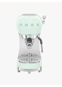 Smeg Espresso Coffee Machine 50's Style Green, Silver B 15 x H 33 cm