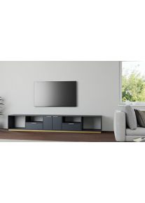 Pickawood Meuble TV sur mesure M&eacute;lamin&eacute; premium