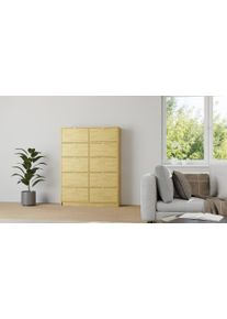 Pickawood 120 cm wide apothecary cabinet Oak