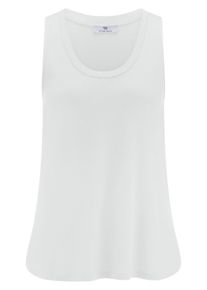 Peter Hahn - Top mit Rundhals-Ausschnitt, weiss, Gr. 50, Lyocell