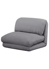 Livetastic Schlafsessel , Hellgrau , Metall, Textil , 82x58x78 cm , Bsci , Wohnzimmer, Sofas & Couches, Schlafsofas, Schlafsessel