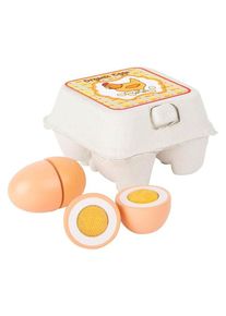 Small Foot - Wooden Play Food Eggs 9dlg.
