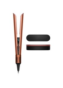 Dyson, Luftstrom-Haargl&auml;tter &raquo;Airstrait, Amber Silk&laquo;, goldfarben, Erziele ein nat&uuml;rlich glattes Finish und Geschmeidigkeit.