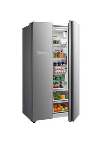 Hanseatic, Side-by-Side &raquo;HSBS17590AI&laquo; 179, 3 cm hoch 91 cm breit, silberfarben, silberfarben