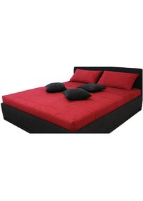 Westfalia Schlafkomfort, Tagesdecke, rot, Polyester, B/L: 190 cm x 220 cm, rot