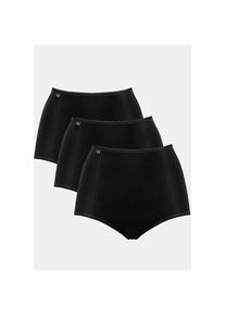 Sloggi , Jugendliche , Maxislip »24/7 Microfibre«, besonders dehnbare Qualität, leicht, atmungsaktiv, moderner Look , BLACK , 48 , 48 , Taillenslip...