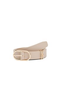 Tommy Hilfiger, Damen, Lederg&uuml;rtel &raquo;TH FEMININE 2.5 cm breit&laquo; Gr&ouml;&szlig;enverstellbar, Classic Beige, Classic Beige, Lederg&uuml;rtel von Tommy Hilfiger