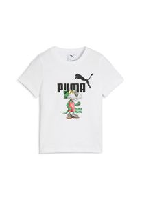 Puma , Kinder , T-Shirt »SUPER GRAPHIC TEE PS« , Puma White , 104 , 104 , Passform: Regulär