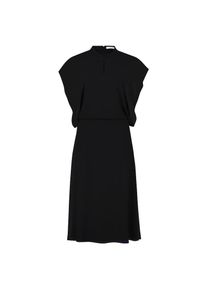 BETTY & CO Betty&Co , Chiffonkleid »Chiffonkleid mit Flügelärmeln« , Schwarz , EURO , 44 -EURO , 44 , Passform: Ausgestellt