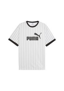 Puma , T-Shirt »ESS STRIPED JERSEY« , Puma White , XL , XL , Passform: Relaxed