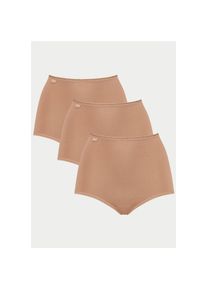 Sloggi , Maxislip »24/7 Cotton«, höher geschnittene Passform, elastisch, Spitze, blickdicht, weich , beige , 50 , 50 , Taillen-Slip von Sloggi