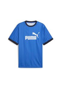 Puma , Herren , T-Shirt »ESS STRIPED JERSEY« , Mountain Blue , L , L , Passform: Relaxed