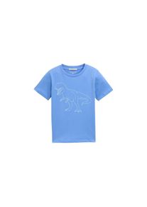 Tom Tailor , Kinder , T-Shirt, mit in der Nacht leuchtendem Print , soft mid blue , 92/98 , 92/98 , T-Shirt von Tom Tailor Kids