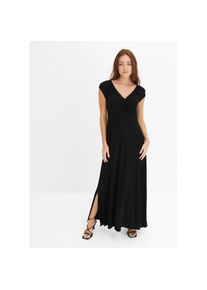 bonprix , Damen , Maxikleid , schwarz , N-Gr , 48/50 (XL) -N-Gr , 48/50 (XL) , Maxikleid mit femininem Stil für einen modernen Look