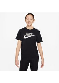 Nike Sportswear , Kinder , T-Shirt »BIG KIDS' T-SHIRT«, 1 Stk. , BLACK , L (152/158) , L (152/158) , T-Shirt aus weicher, atmungsaktiver Baumwolle