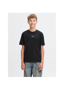 Jack & Jones Jack & Jones Junior , Jungen,Jugendliche , T-Shirt »JJKENJI TEE SS CREW NECK JNR« , Black , 164 , 164 , T-Shirt von Jack & Jones Junior
