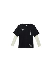 s.Oliver Junior , Kinder , T-Shirt, mit Print , BLACK , 134/140 , 134/140 , Longsleeve von s.Oliver Junior Kids
