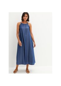 bonprix , Jeanskleid »Jeanskleid aus fließendem Lyocell« Jeanskleid aus fließendem Lyocell , blau denim , N-Gr , 40 -N-Gr , 40 , Jeanskleid aus...