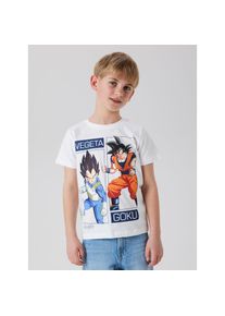 name it , Jugendliche , T-Shirt »NKMJES DRAGON NREG SS TOP BOX NOOS VDE«, mit großem Comic-Frontprint , Bright White , 122/128 , 122/128 , Shirt...