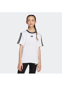 adidas Sportswear , Kinder , T-Shirt »JG 3S BF TEE« , White / Black , 128 , 128 , Ein locker geschnittenes Baumwoll-T-Shirt mit einem klaren,...
