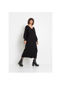 bonprix , Damen , Strickkleid »Oversized Strickkleid in Midilänge« Oversized Strickkleid in Midilänge , schwarz , N-Gr , 44/46 (L) -N-Gr , 44/46...