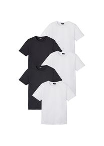 bonprix , T-Shirt »T-Shirt (5er Pack)«, 5 Stk. T-Shirt (5er Pack) , weiß (3)+schwarz(2) , 44/46 (S) , 44/46 (S) , T-Shirt im 5er-Pack mit...