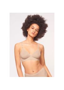 Triumph , Bügelloser BH »Micro Fun«, nahtlos vorgeformte Cups , BEIGE , Cup C , 75 -Cup C , 75 , Bügelloser T-Shirt-BH mit nahtlos vorgeformten Cups