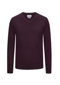 Tom Rusborg OF COPENHAGEN Duże Rozmiary - Tom Rusborg - Sweter kaszmirowy z dekoltem w serek - 3XL