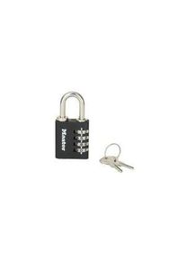 Master Lock Padlock Zinc PadlockYes, Yes, 6 mm Shackle, 40 mm Body, Zink - 7641EURKABLK