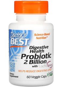 Doctors Best Digestive Health Probiotic 2 Billion with LactoSpore, 60 Kapseln