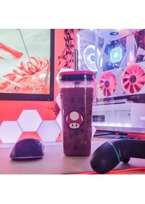 Super Mario - Tasse Super Champignon avec paille