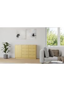 Pickawood Modern wooden chest of drawers Oak