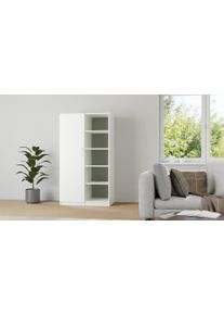 Pickawood Wardrobe with clothes rail Premium decor