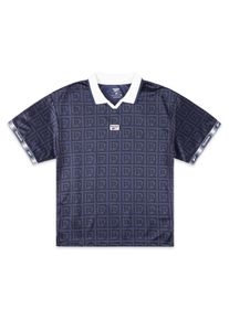 Reebok Monogram Football Koszulka Polo black blue Męskie S