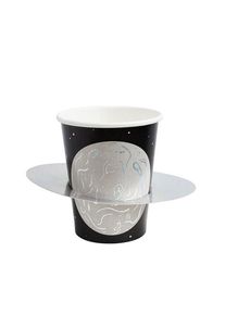 Club Green 10 astronauter papir kopper 250 ml