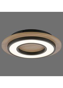 TOLA Plafonnier Luminaires Leuchten Direkt LED Brun, Noir, 1 lumière