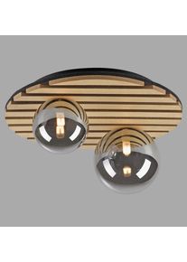 STIKA Plafonnier Luminaires Leuchten Direkt LED Bois clair, 2 lumières