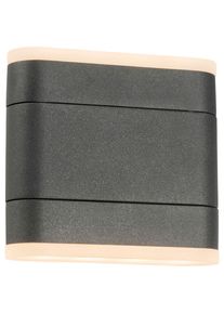 AEG Corry Buiten muurverlichting LED Antraciet, 2-lichts