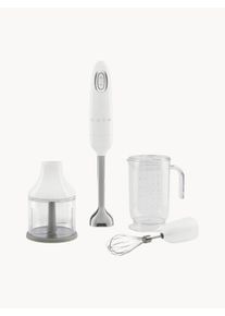 Smeg Hand Blender 50's Style with Accessories White Ø 7 x H 41 cm